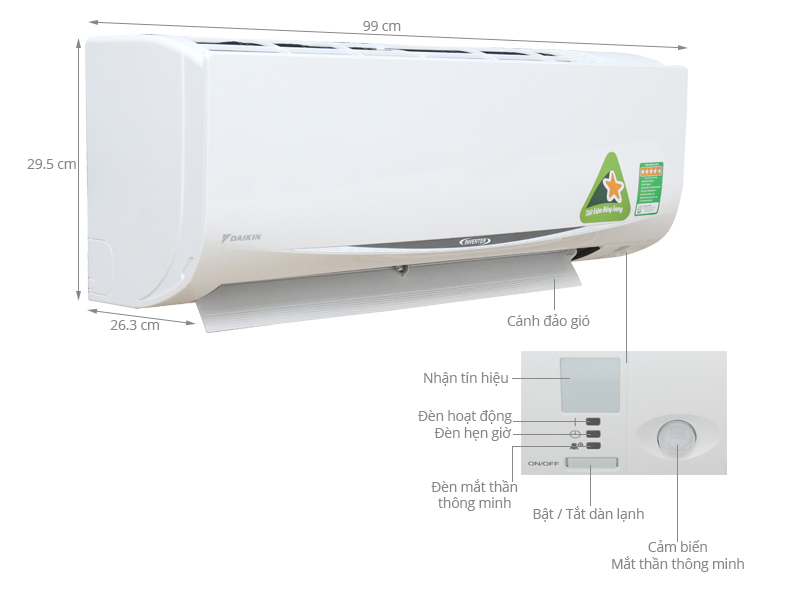 Máy lạnh Daikin được nhập khẩu nguyên chiếc từ Thailand